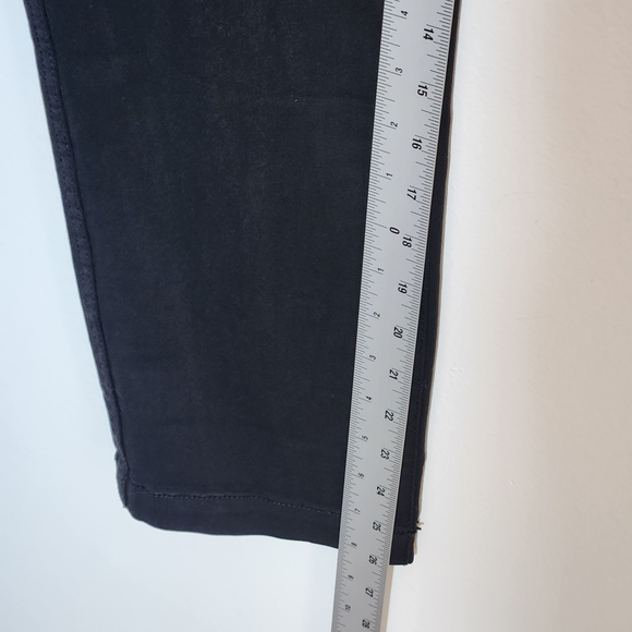 Current/Elliott Black The Confidant Cropped Chino Pants Size 31 NWT - Picture 8 of 12